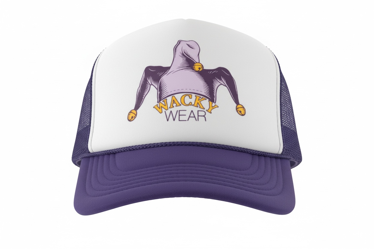 Purple Wacky Wear Hat (High Profile)