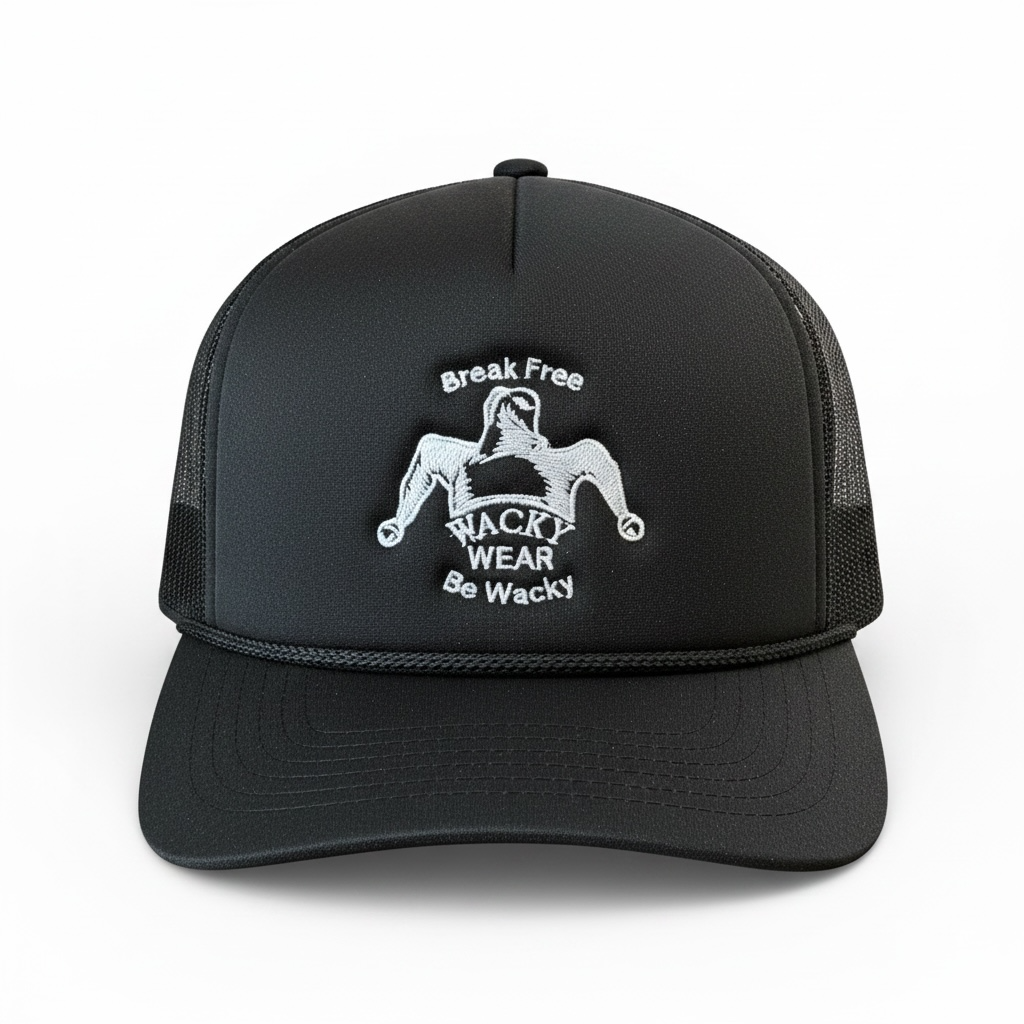 Black Wacky Wear Hat (High Profile)