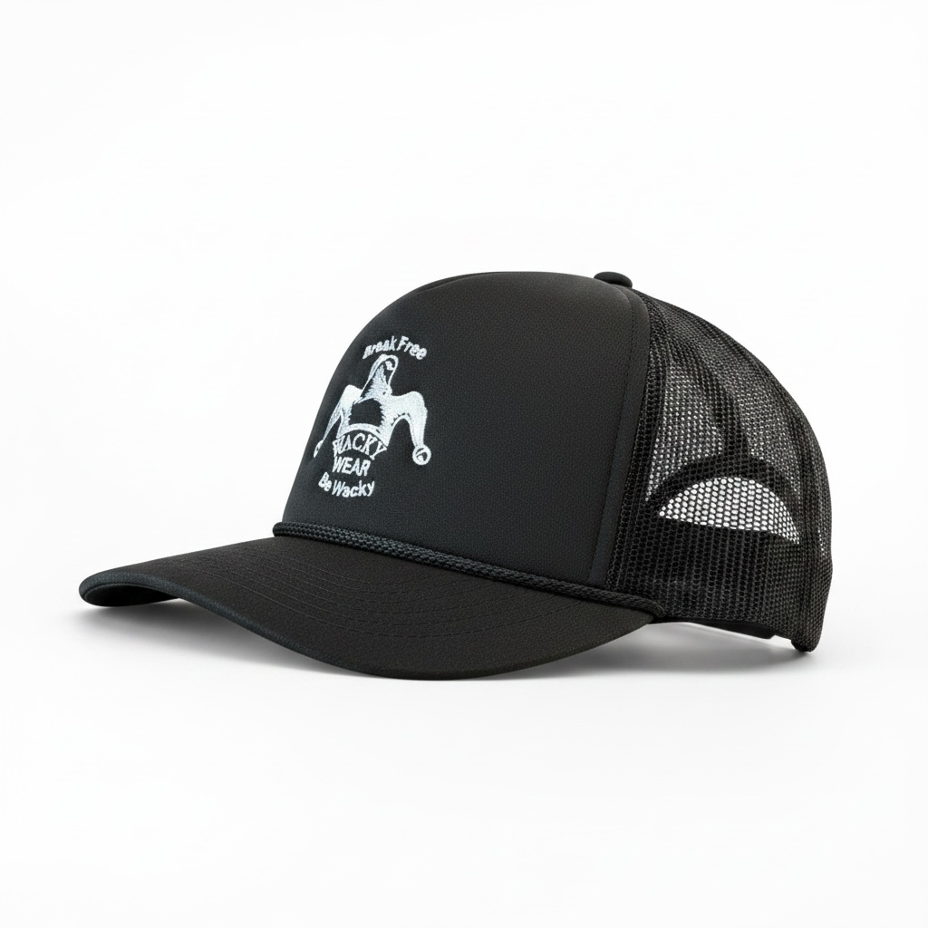 Black Wacky Wear Hat (High Profile)